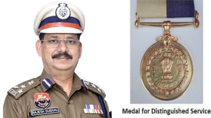 Joint Commissioner of Police Faridabad Rajesh Duggar honored with President Police Medal