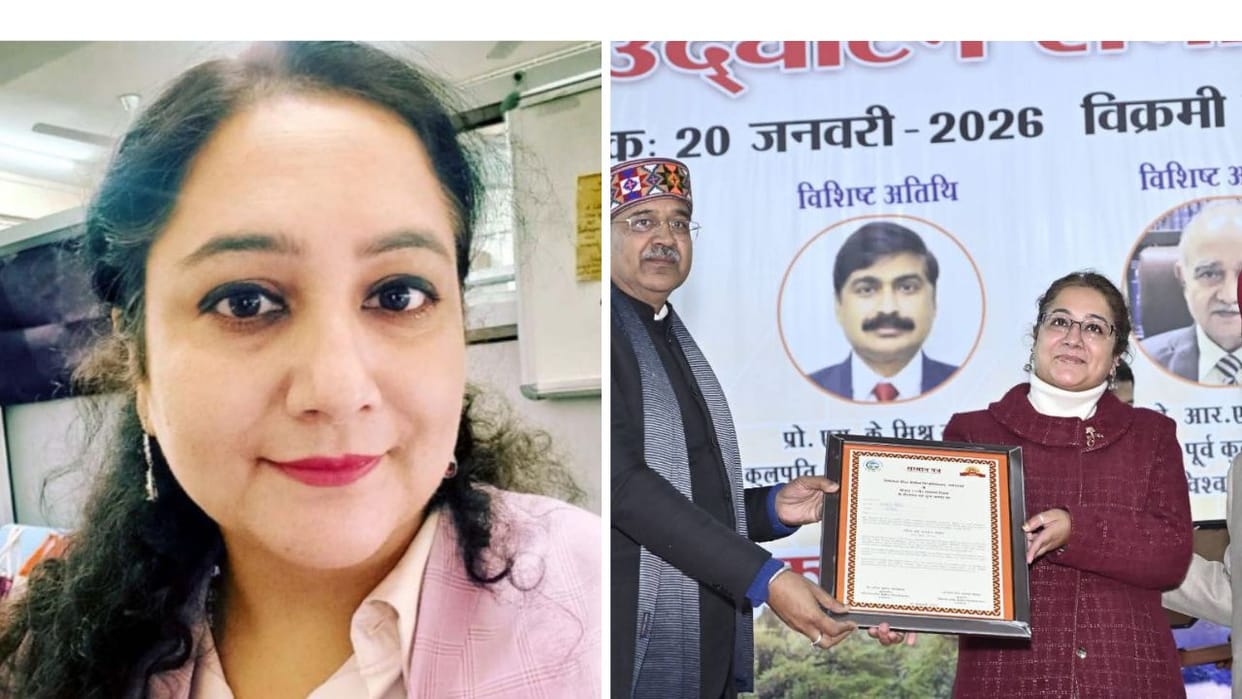 From being a HP Board topper to being included among world top two percent scientists Professor Manpreet Arora