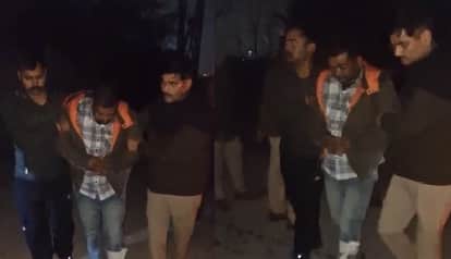 Kanpur The robber who injured female sub inspector in encounter shot in leg admitted to the hospital