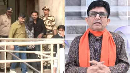 Actor Kamaal R Khan sent to jail face covered with black cloth video goes viral