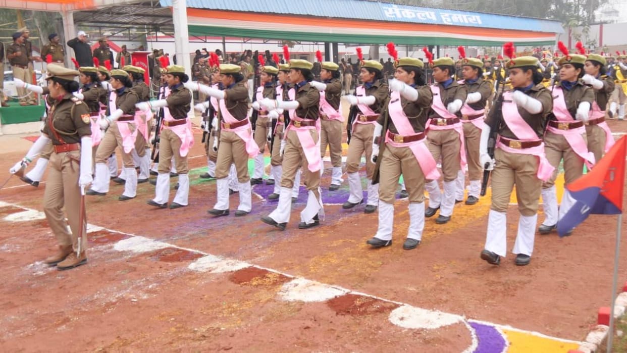 Jhansi: For the first time, women police personnel will command the parade.