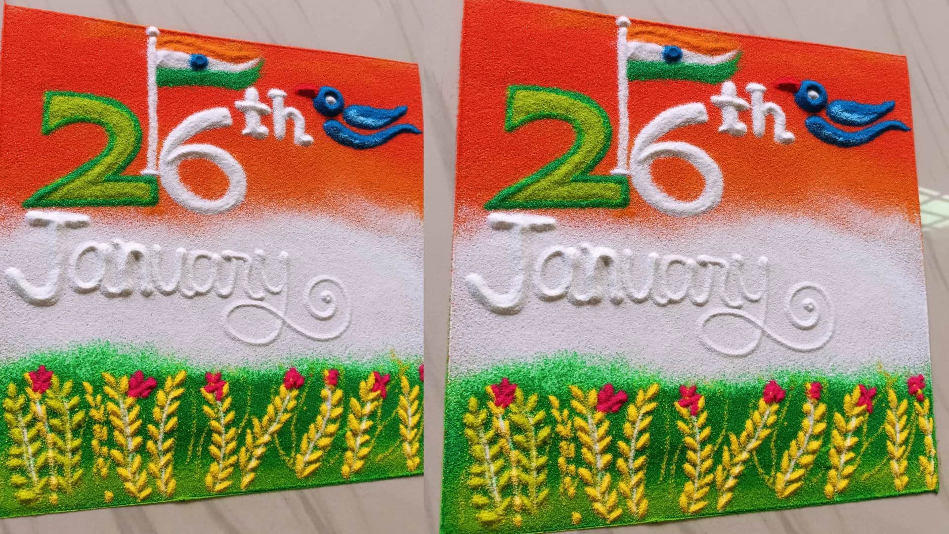 latest design of rangoli for republic day for school easy rangoli design with image