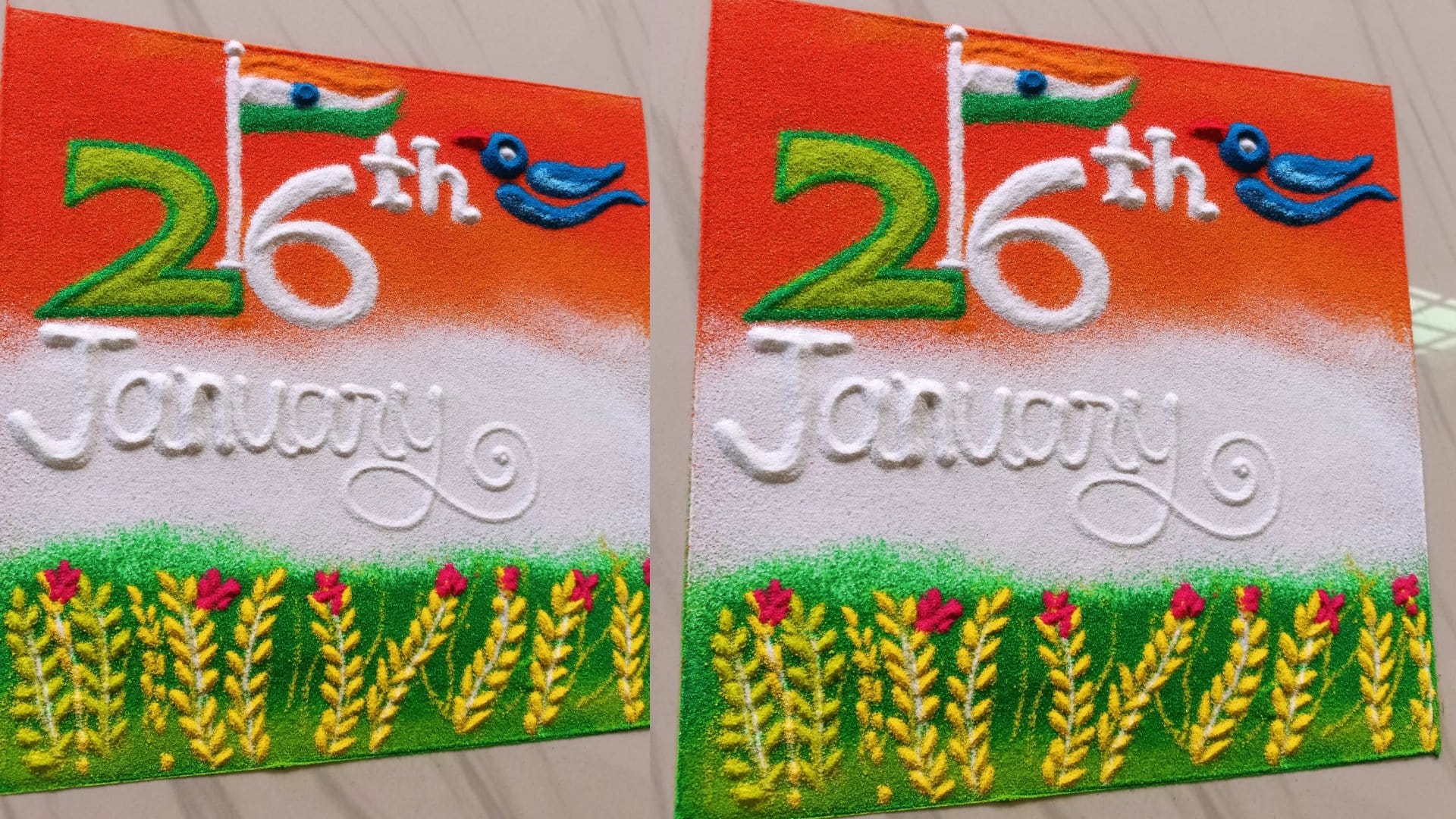 latest design of rangoli for republic day for school easy rangoli design with image