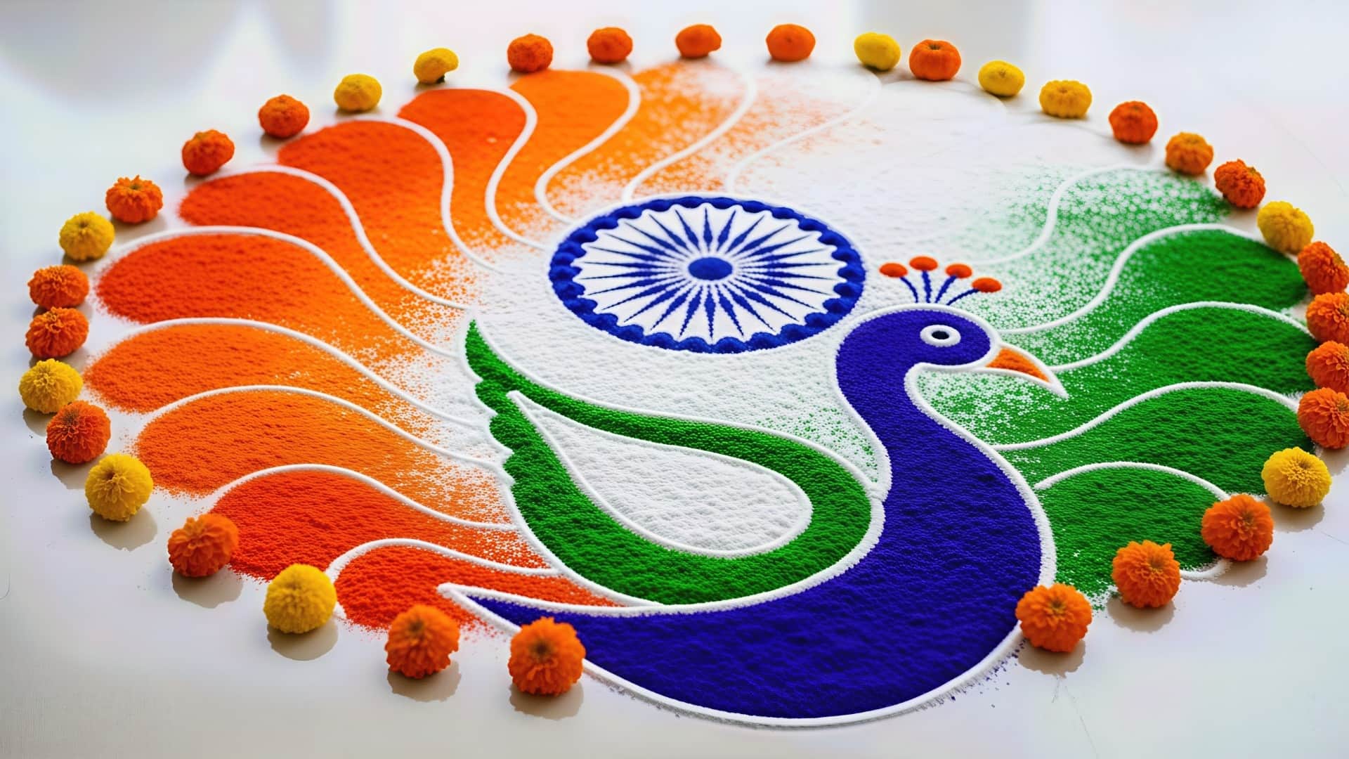latest design of rangoli for republic day for school easy rangoli design with image