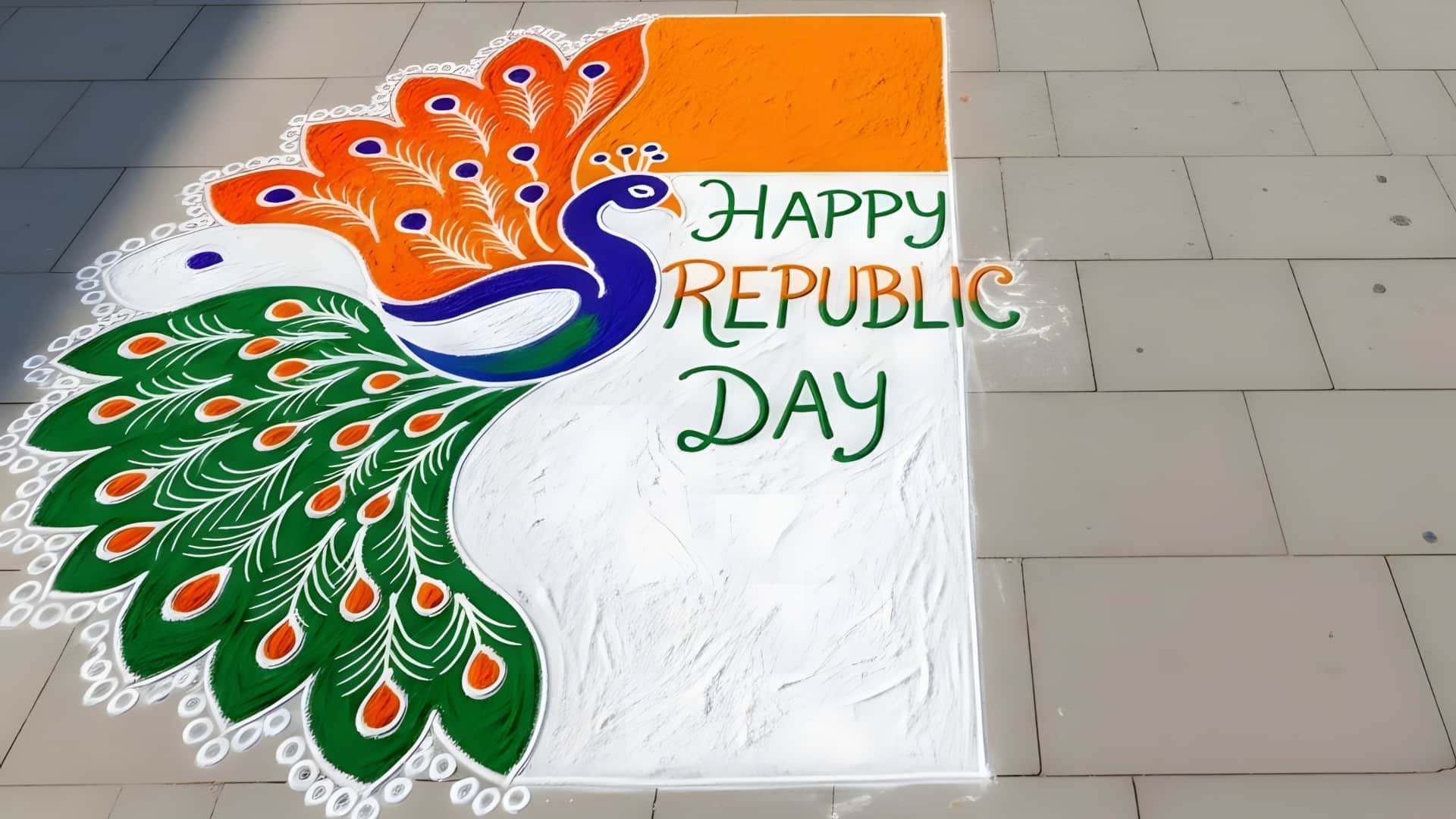 latest design of rangoli for republic day for school easy rangoli design with image