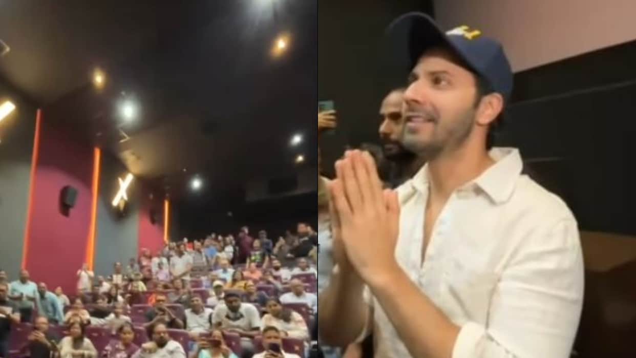 Varun Dhawan reached cinema while border 2 showing video goes viral