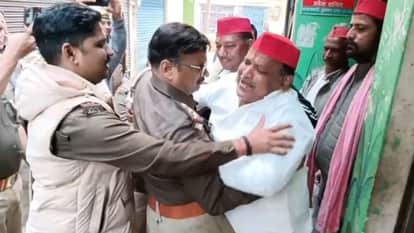 reach Manikarnika Ghat leaders placed under house arrest by police and forcibly sent back to homes