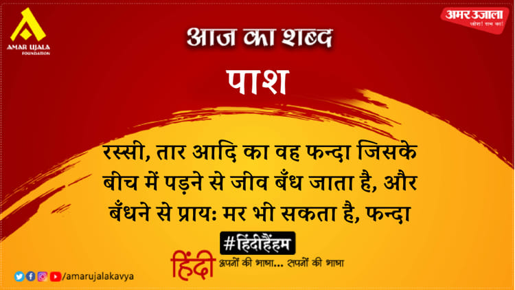 Aaj Ka Shabd Pash Mahadevi Verma Poem Rupasi Tera Ghan Kesh – Amar Ujala Kavya – आज का शब्द:पाश और महादेवी वर्मा की कविता Aaj Ka Shabd Pash Mahadevi Verma Poem Rupasi Tera Ghan Kesh – Amar Ujala Kavya – आज का शब्द:पाश और महादेवी वर्मा की कविता