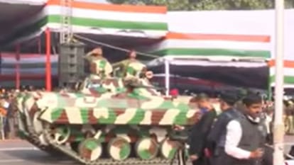 Governor hoisted tricolor in capital took salute grand parade was organized on 77th Republic Day