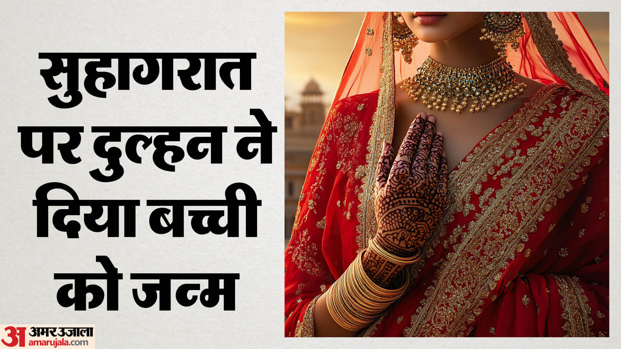 bride gives birth on wedding night in rampur of up news in hindi