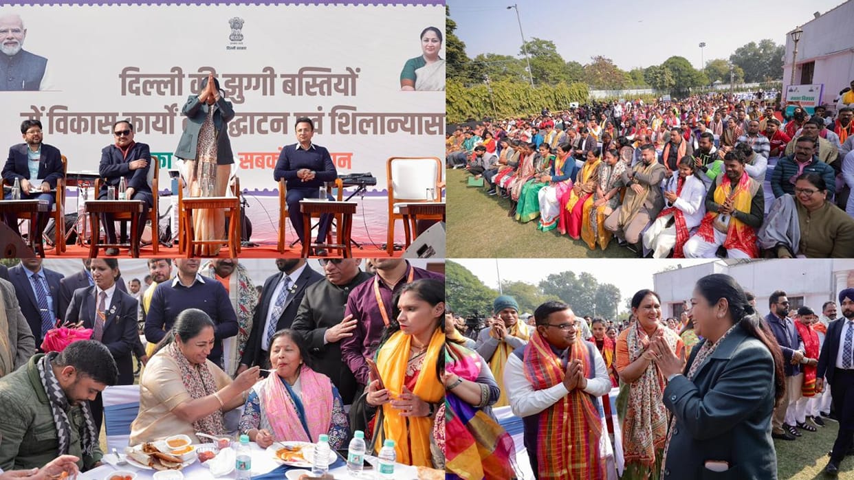 Delhi CM Rekha Gupta approved schemes worth Rs 327 crore for development of slums On Republic Day