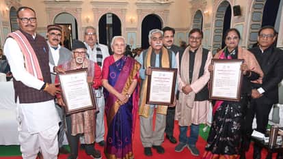 UP: The Governor honoured talented personalities who have made outstanding contributions in various fields.
