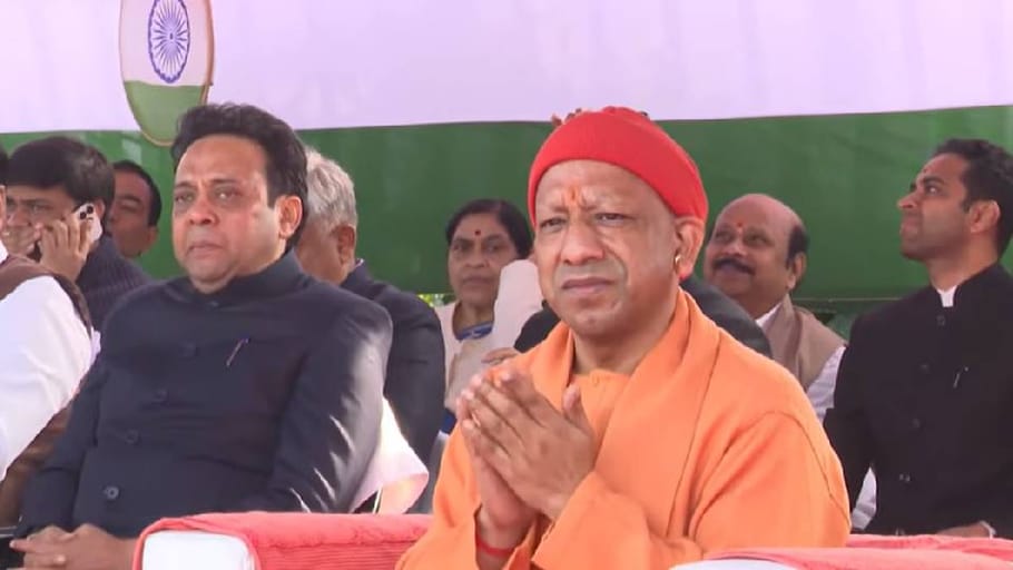 Governor hoisted tricolor in capital took salute grand parade was organized on 77th Republic Day