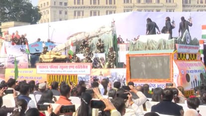 Republic Day grand parade was held in Lucknow tableaux showcased changing face of UP see pictures