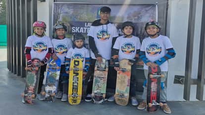 UP: Meerut's first skateboarding arena inaugurated, children from Delhi showed their talent