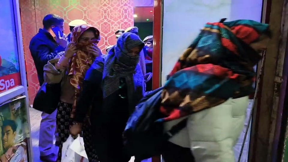 Prostitution racket operating under the guise of a spa-massage centre