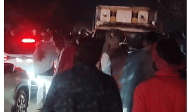 Tractor-trailer collides with motorcyclists