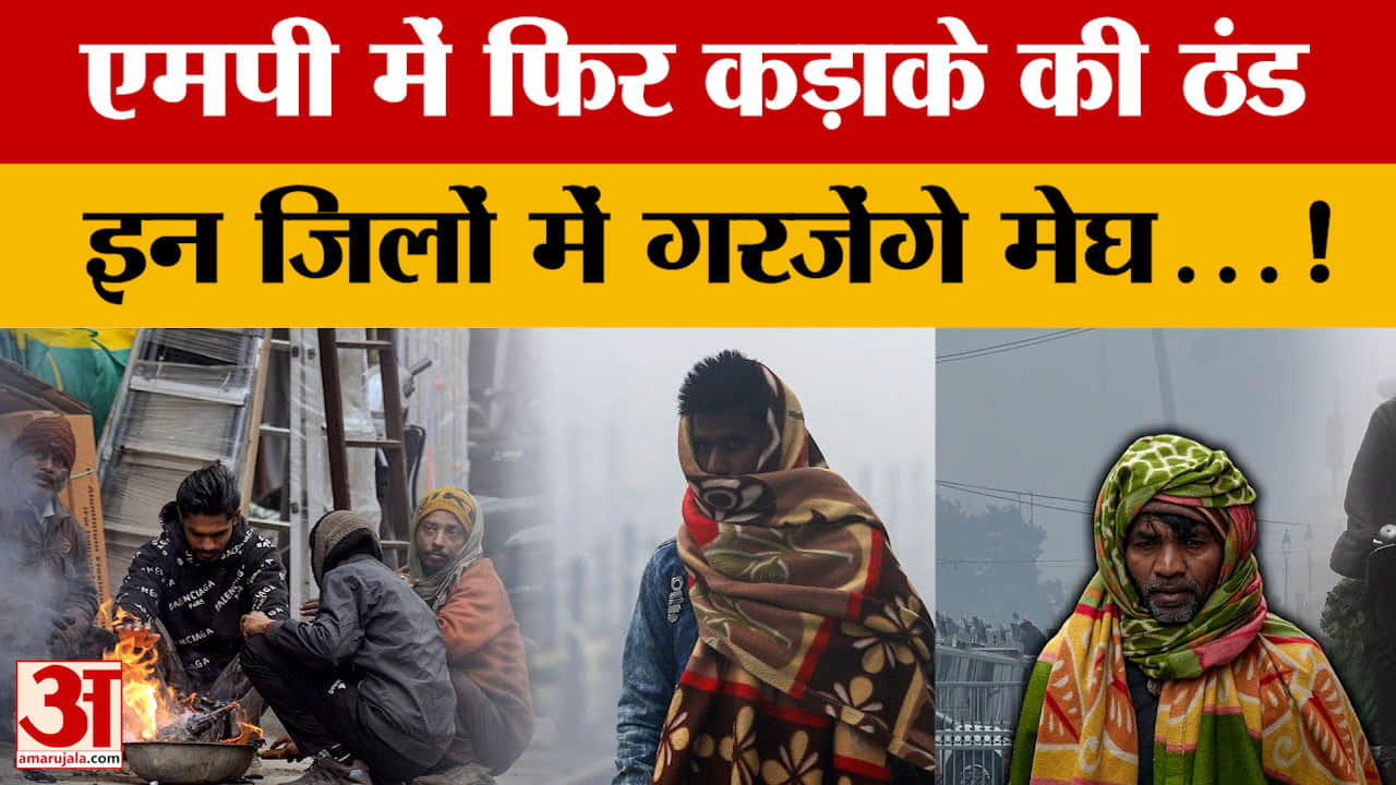 Weather Report : MP में धूप गायब, दिन में भी ठिठुरन, इस दिन से मावठे की संभावना