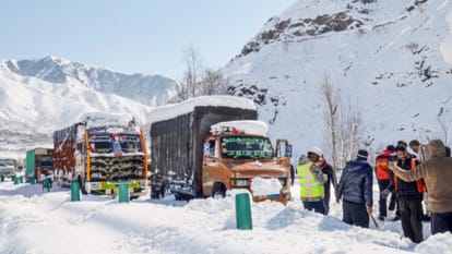 released forecast in North India also UP update with snow cover in Kashmir and red alert Delhi