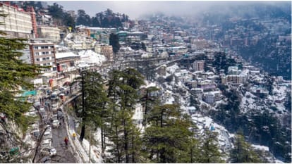 released forecast in North India also UP update with snow cover in Kashmir and red alert Delhi