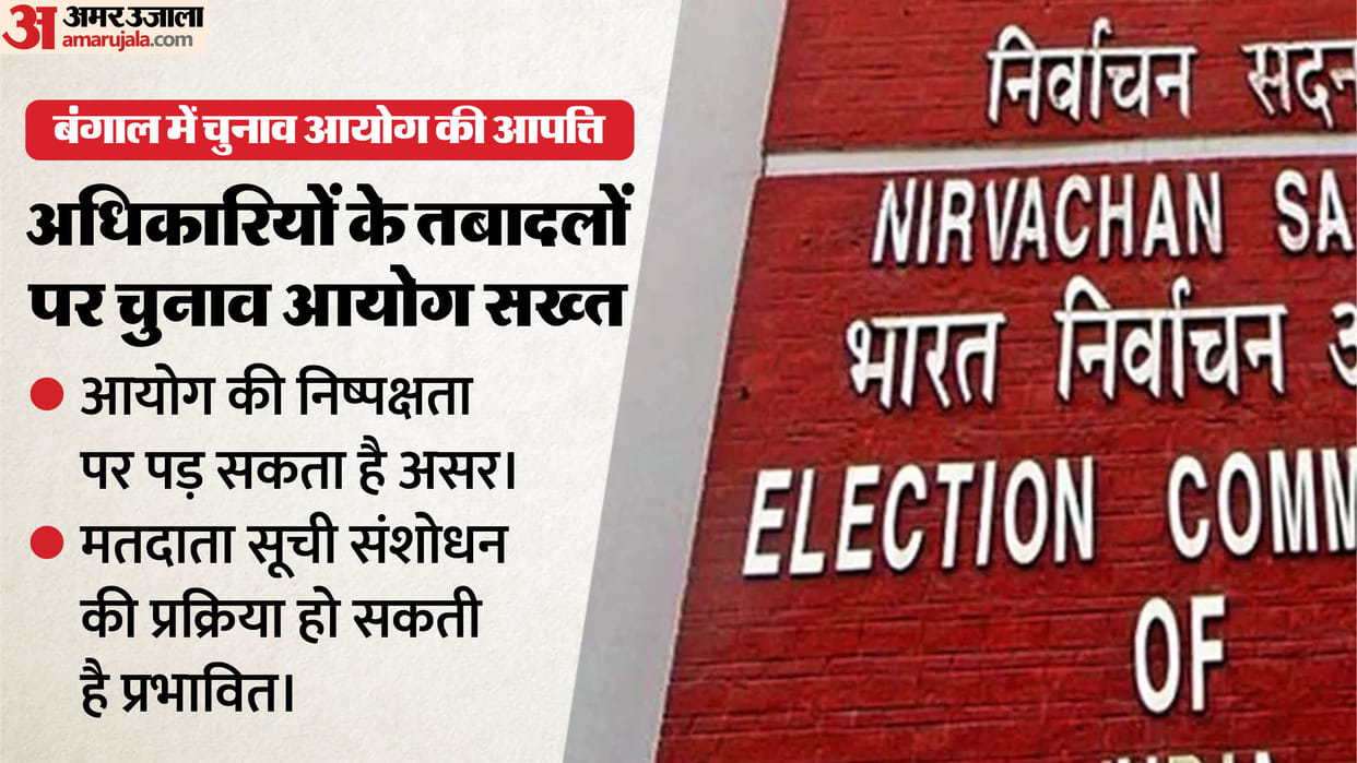 Election Commission flags transfers Electoral Roll Observers during ongoing SIR in Bengal
