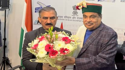 cm Sukhvinder Singh Sukhu met Union Minister Nitin Gadkari and discussed key development projects of the state