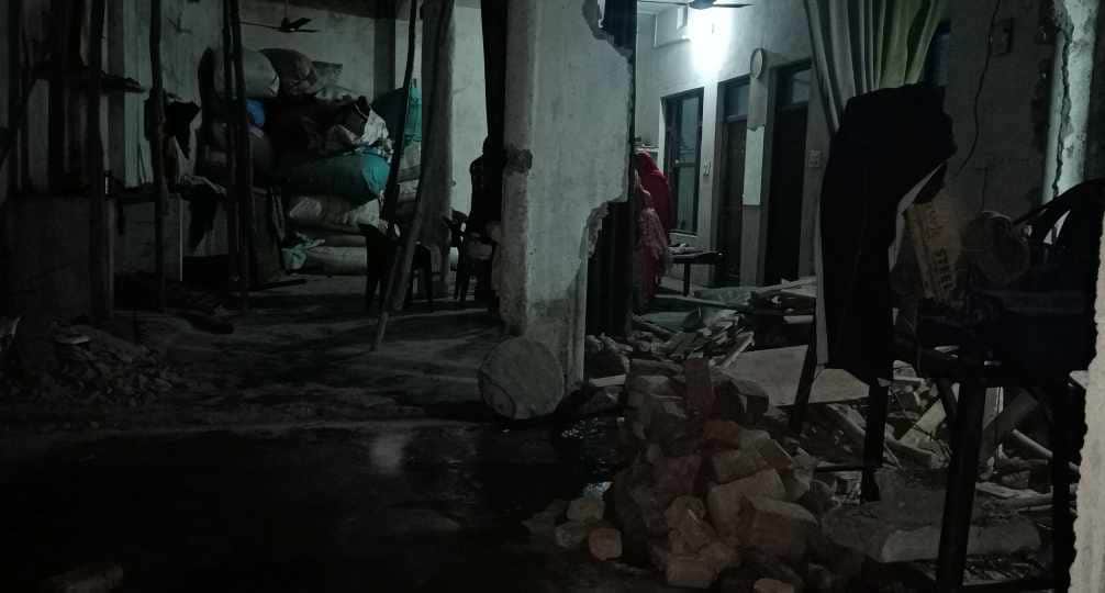 रामपुर में फैजान शेख का घर