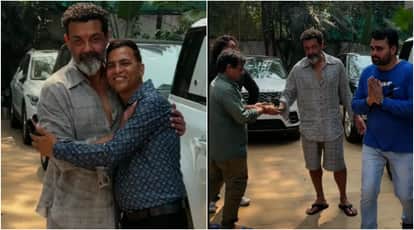 Bobby Deol Celebrates Birthday With Fans Receive Gifts From Them And Clicked Photos With Fans