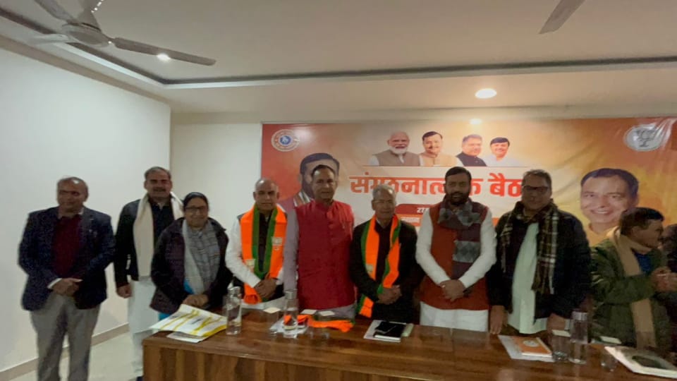 Former JJP MLA Ishwar Singh joins BJP