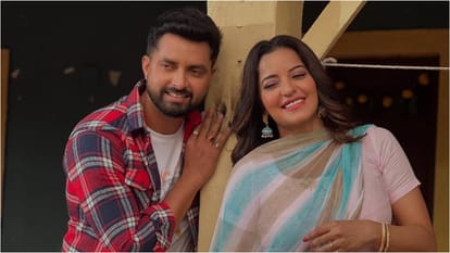 Bhojpuri couple monalisa and Vikrant singh Exclusive Interview Both will be seen in reality show The 50