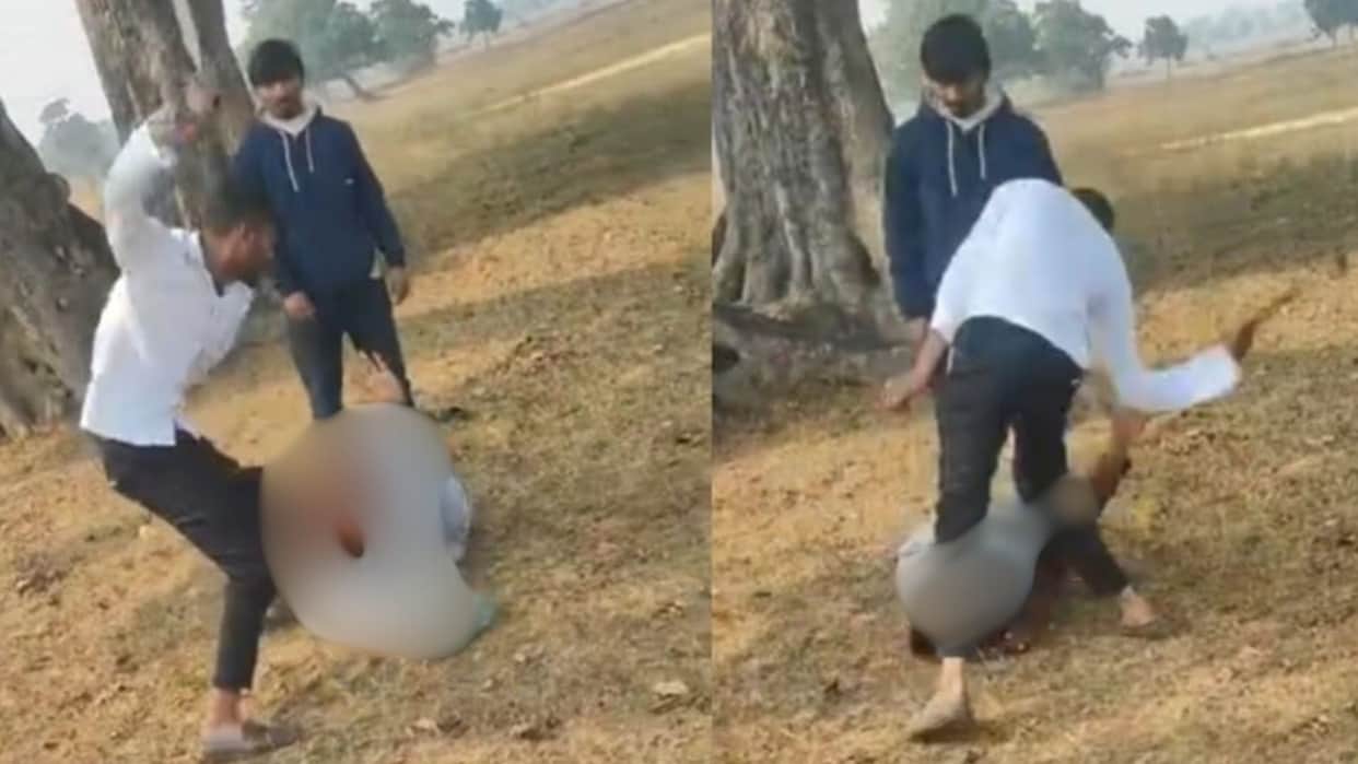 student was publicly beaten after complaining to the principal In Singrauli crime news in hindi