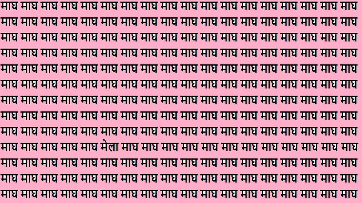 Optical Illusion IQ Test Brain Test Can You Spot Mela in 15 Seconds Brain Teaser Image