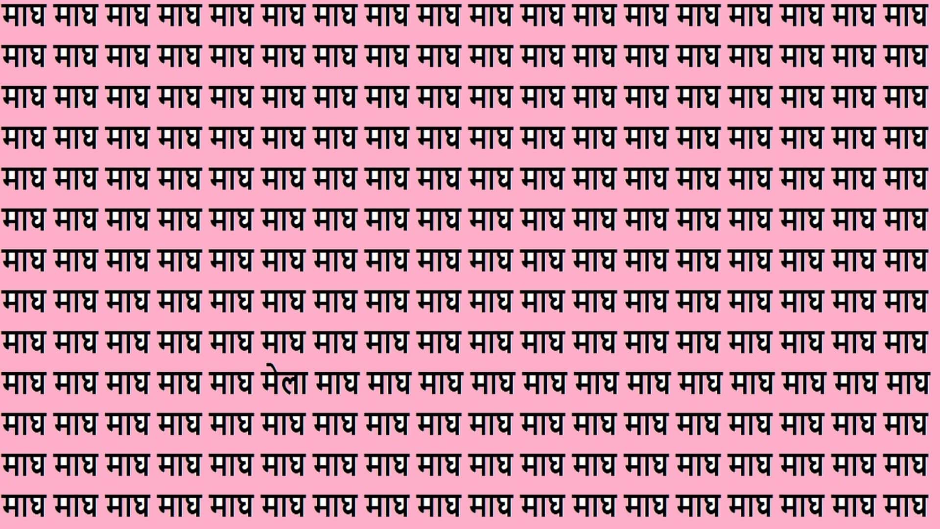 Optical Illusion IQ Test Brain Test Can You Spot Mela in 15 Seconds Brain Teaser Image