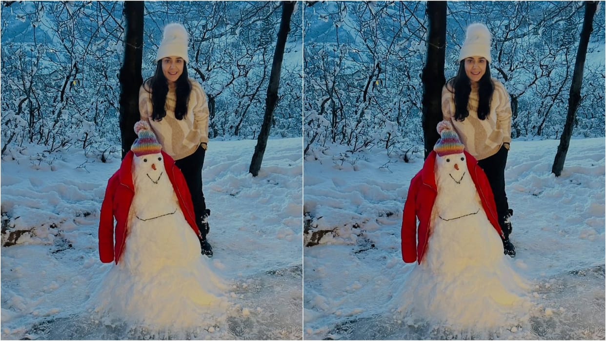 Preity Zinta Recalls her Shimla Childhood Memories Made snow girl with kids shares cute photo