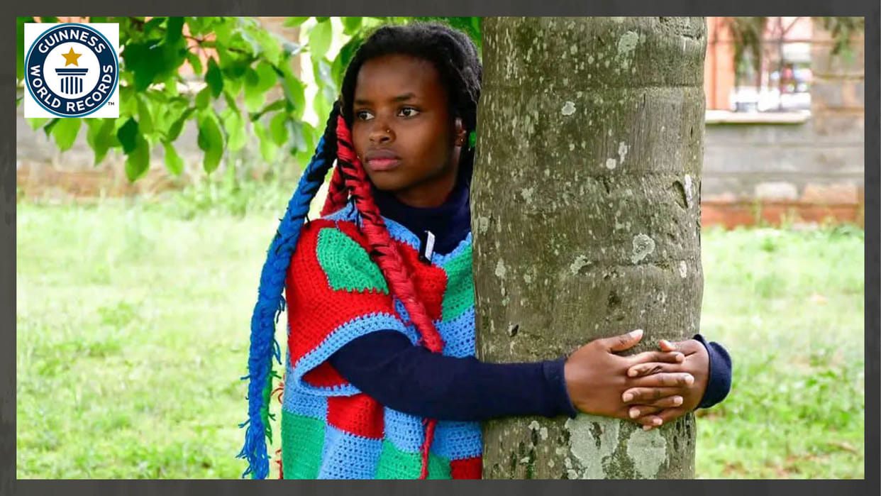Truphena Muthoni sets Guinness World Record, stands hugging a tree for 72 hours