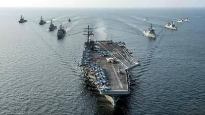 us iran tension america shoot down tehran drone approaching aircraft carrier