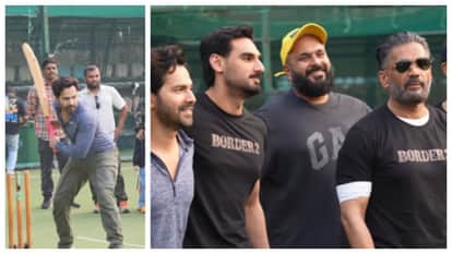 Border 2 Varun Dhawan Sunny Deol Star Cast Celebrate Success With Cricket WATCH Viral Video