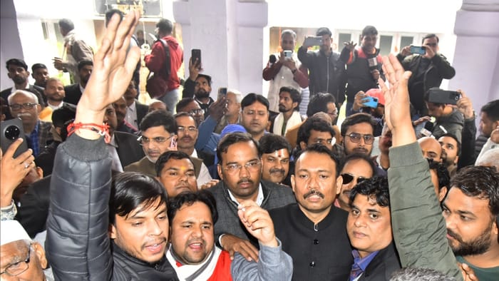 Bareilly City Magistrate Alankar Agnihotri protest from his residence to Collectorate five hours timeline