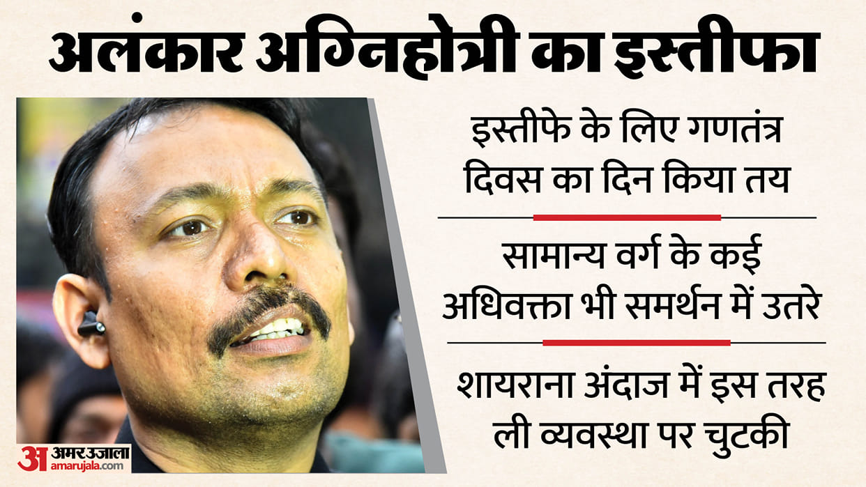 Alankar Agnihotri resignation has several strategic and political implications script written four days ago