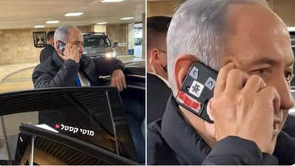 A photo of Israeli Prime Minister Netanyahu's phone camera taped goes viral. Security measure or fear of espio
