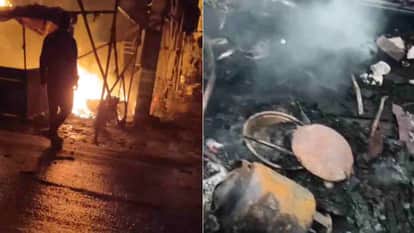 Roorkee cylinder exploded at tea stall seriously injuring two people who have been referred to  higher medical