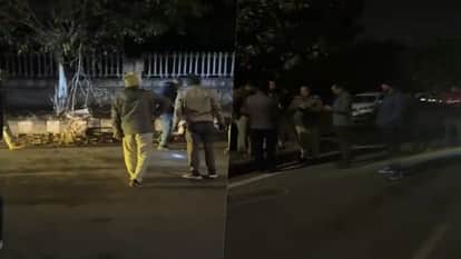 An encounter took place between the Crime Branch and criminals in the Rohini area