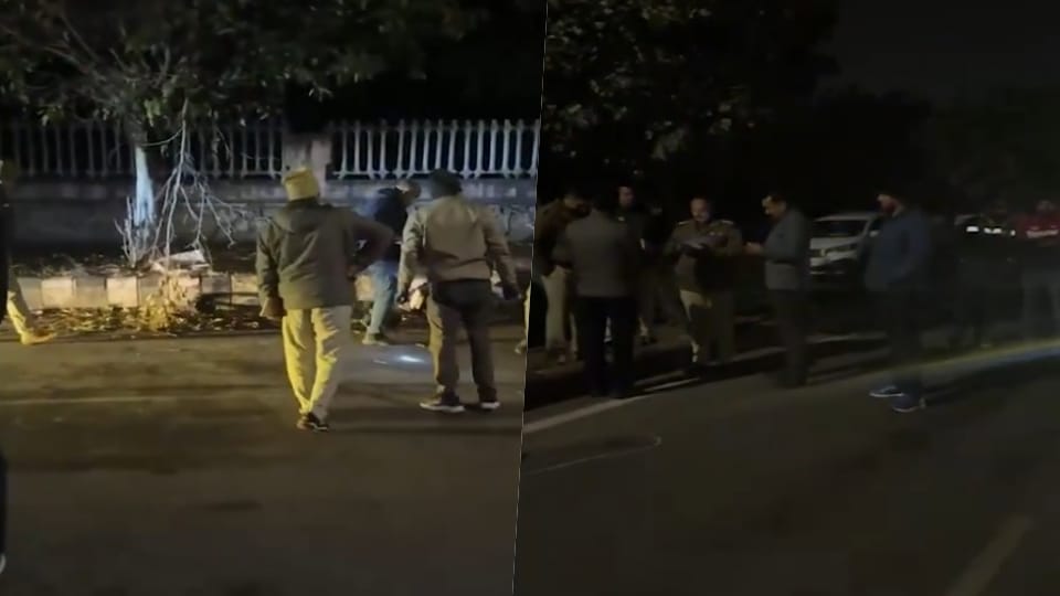 An encounter took place between the Crime Branch and criminals in the Rohini area