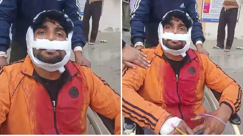 Miscreants shot a photographer sitting at a shop