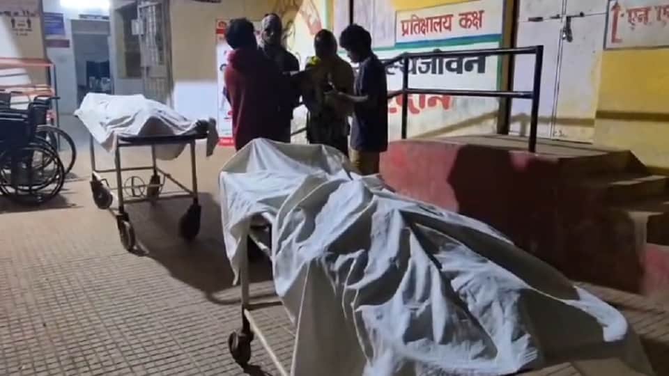 हादसे में मामा भांजे की हुई मौत