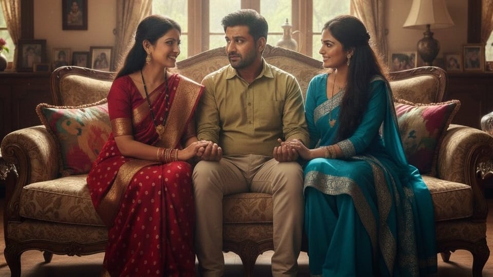 पति का पत्नियों के बीच बंटवारा