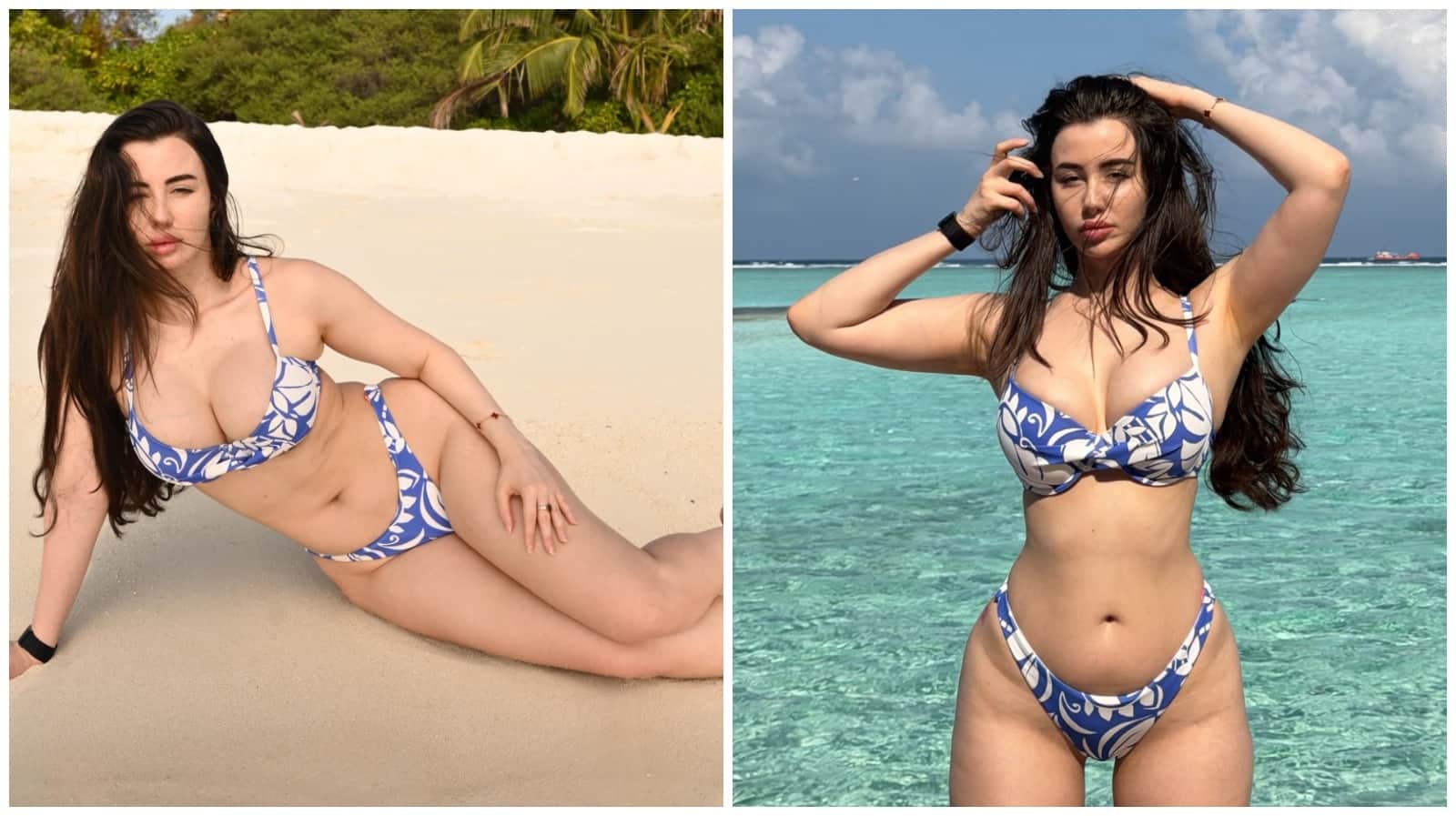 Giorgia Andriani Shares Bold And Hot Photos From Maldives Enjoying Holidays On The Beach
