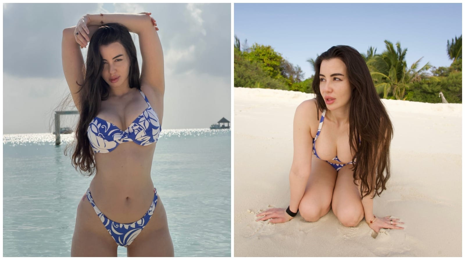 Giorgia Andriani Shares Bold And Hot Photos From Maldives Enjoying Holidays On The Beach