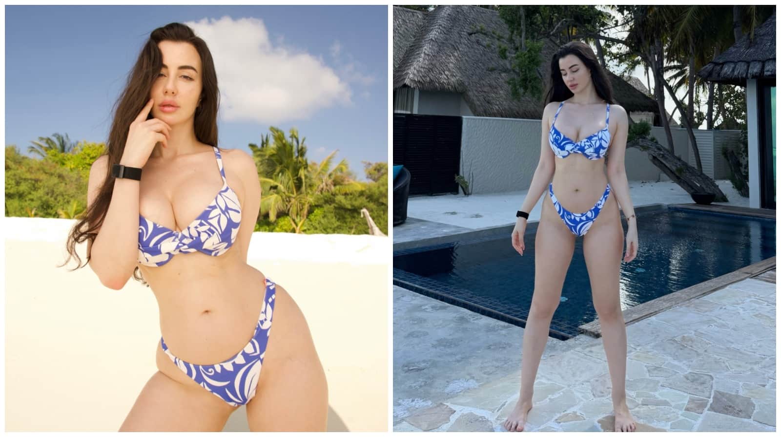 Giorgia Andriani Shares Bold And Hot Photos From Maldives Enjoying Holidays On The Beach