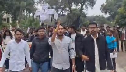 Kanpur: CSA protests effigy burned in protest against UGC bill, students call the rule a black law
